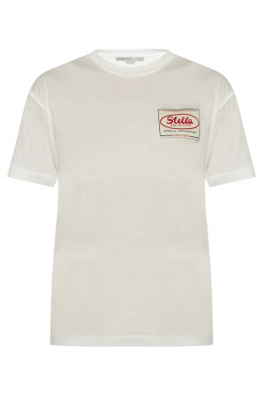 Logo-patched t-shirt, zdjęcie 1 Logo-patched t-shirt od Stella McCartney
